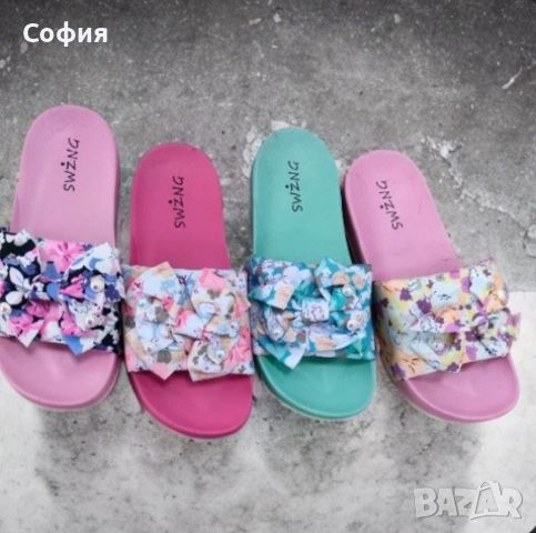 Дамски плажни чехли с уникален цветен дизайн за весело и ярко лятно настроение, снимка 4 - Чехли - 45408207