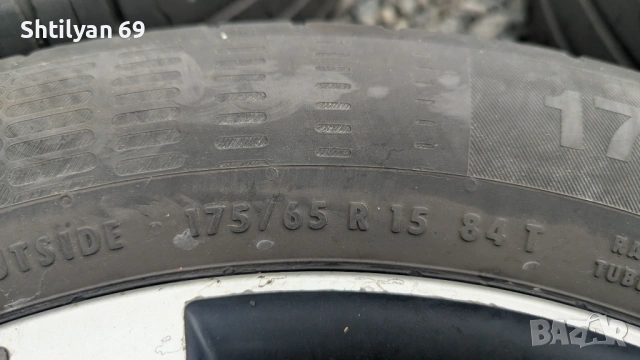 Оригинални алуминиеви джанти с летни гуми за Сузуки Суифт , снимка 3 - Гуми и джанти - 53244083