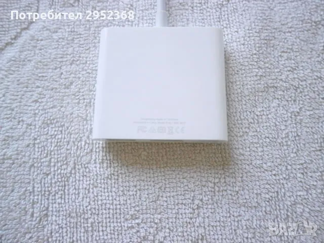 Apple A1621 USB-C цифров AV многопортов адаптер, снимка 3 - Аксесоари за Apple - 48908117