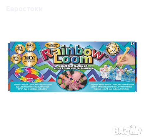 Творчески комплект Rainbow Loom The Original, снимка 7 - Образователни игри - 45650650