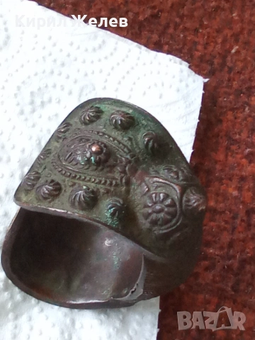 Възрожденска гривна рогатка 40326, снимка 12 - Гривни - 53582280
