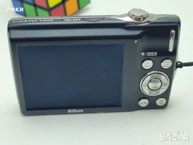 Nikon COOLPIX S3000 Digital Camera 12.0MP 4x Optical Zoom BLACK Works, снимка 13 - Фотоапарати - 53805069