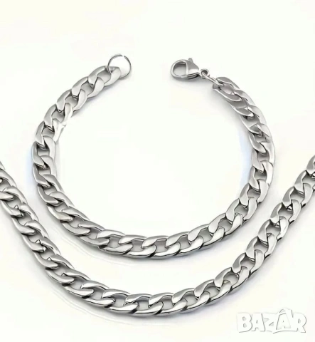 К-т Верижка/ланец/ и Гривна от Сомана , снимка 2 - Бижутерийни комплекти - 53633837