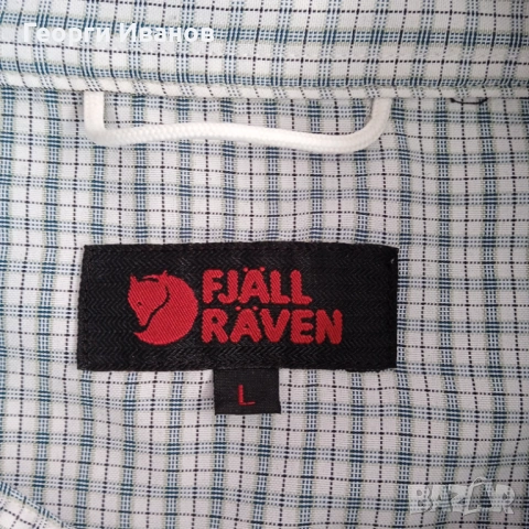 SALE!!! FJALLRAVEN L/XL ОРИГИНАЛНА туристическа риза Фялравен shirt, снимка 3 - Ризи - 53619772