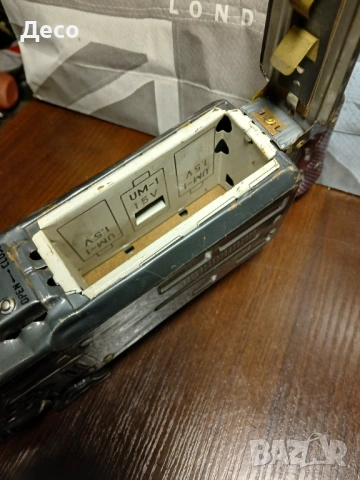 Стара японска ламаринена играчка картечница., снимка 7 - Колекции - 53668674