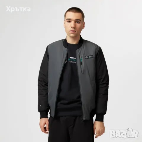 Mercedes AMG F1 Bomber - Оригинално мъжко яке размер S, XL, 2XL, снимка 3 - Якета - 48890624