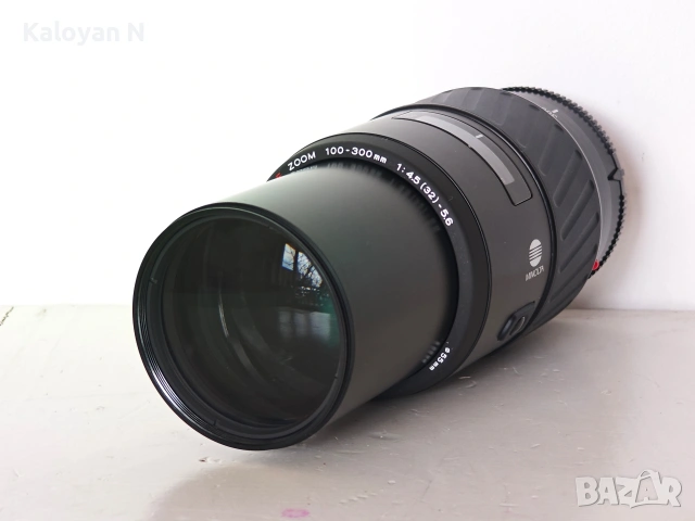 Обектив Minolta AF 100-300mm f/4.5-5.6 за Minolta A/Sony A байонет, снимка 6 - Обективи и филтри - 54122933