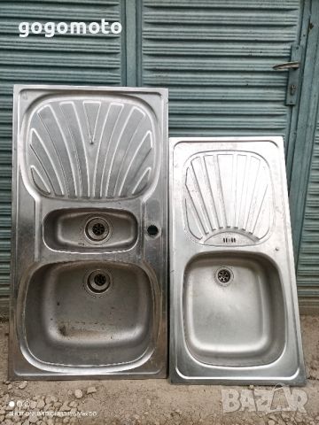 мивка двойна голяма кухненска, хром- никел, алпака, неръждаема стомана, инокс, внос от Швейцария, снимка 15 - Други - 41560538