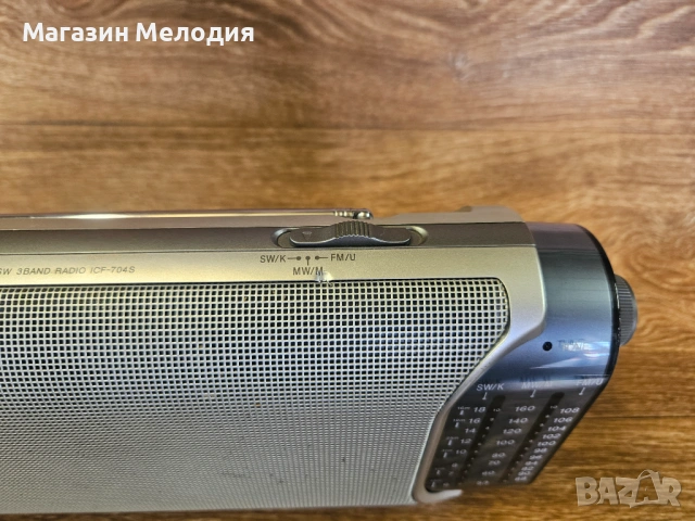 Радио Sony ICF-704S Silver1 – Качественият звук на Sony, който не остарява., снимка 4 - Радиокасетофони, транзистори - 54147679