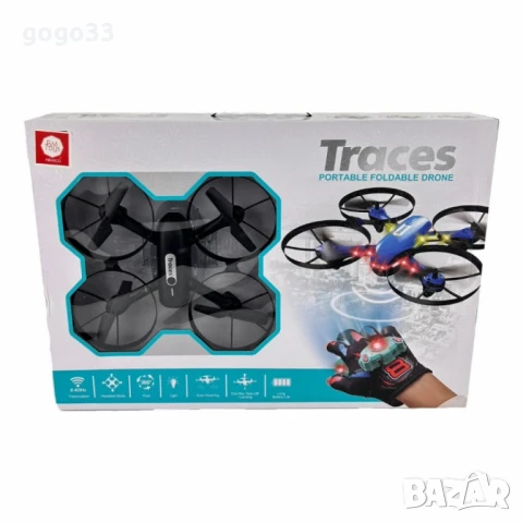 Дрон с жестово управление и Wi-Fi камера – Traces