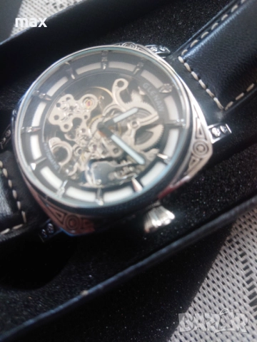 Механичен, самонавивен ,водоустойчив часовник time corridor glenaw, снимка 5 - Мъжки - 52244891