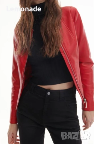 Ново кожено яке ХС/ С размер , снимка 3 - Якета - 48117498