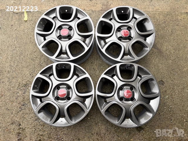 4 броя алуминиеви джанти за Fiat Panda 15