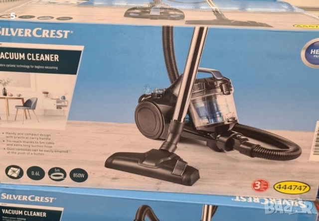 прахосмукачка на Silver Crest с хепа филтър, снимка 2 - Прахосмукачки - 51817002