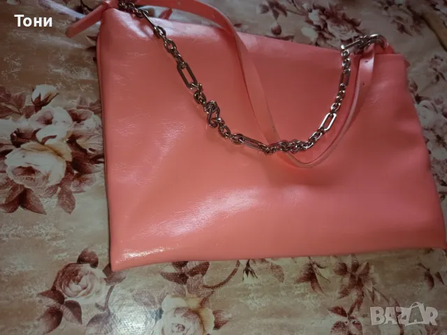 Нова Кожена Дамска Чанта , снимка 5 - Чанти - 50176031