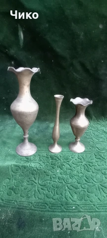 4бр медни и бронзови вази, снимка 2 - Антикварни и старинни предмети - 54115044