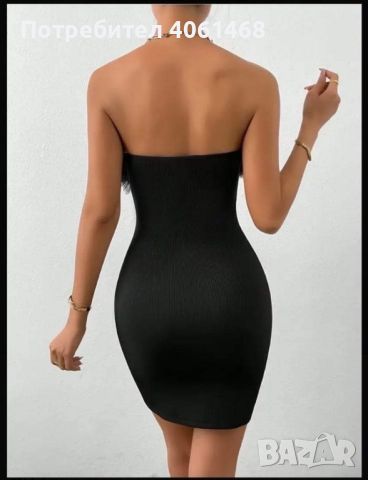 Къса черна рокля , снимка 3 - Рокли - 45902352