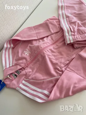 adidas Спортен екип SST TRACKSUIT, 110 см, розов, снимка 3 - Детски анцузи и суичери - 49422041