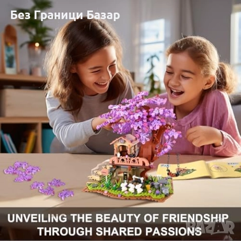 Нова Sakura дървена къщичка със светлини, комплект 841 части за сглобяване, снимка 5 - Други - 51736213