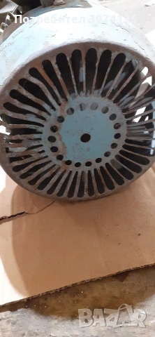 2 бр.ел.двигател и вал от циркуляр, снимка 5 - Електродвигатели - 53889606