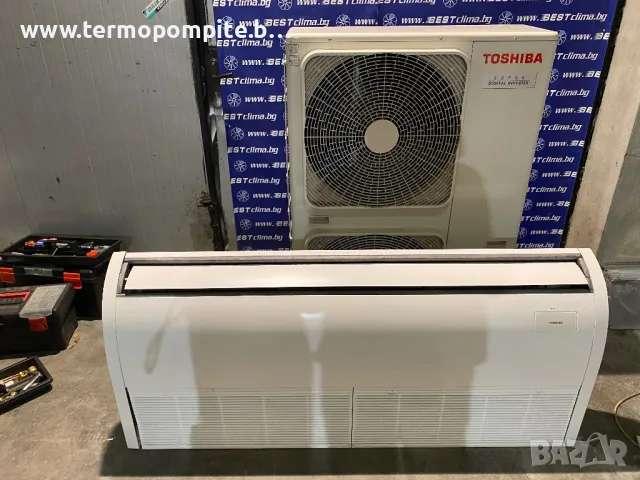 Климатик Toshiba 14kw таванен термопомпа, снимка 3 - Климатици - 49012392