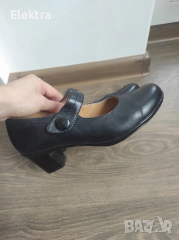 Затворени обувки, естествена кожа, снимка 4 - Дамски обувки на ток - 54156744
