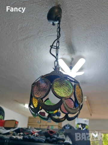 Винтидж чугунена лампа , снимка 11 - Антикварни и старинни предмети - 51186310