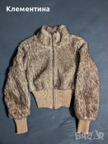 Shein яке с изкуствен косъм , снимка 2 - Якета - 49587385