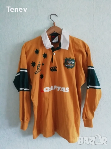 Австралия Ръгби Canterbury оригинална памучна блуза ретро Australia Rugby Vintage 