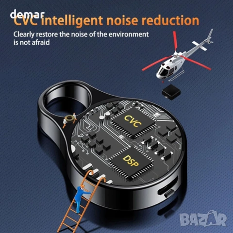 Мини цифров диктофон - ключодържател 32GB, гласово активиране, 20 часа непрекъснат запис, снимка 3 - Други - 53720181