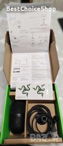 Микрофон Gaming Razer Seiren Mini, Черен, снимка 7 - Микрофони - 53157537