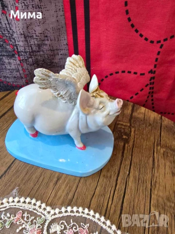 Порцеланово прасенце, снимка 2 - Декорация за дома - 53096772
