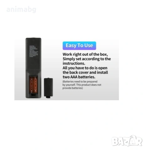 ANIMABG Универсално дистанционно управление със светлини през нощта, RC-G008, снимка 7 - Друга електроника - 53414181