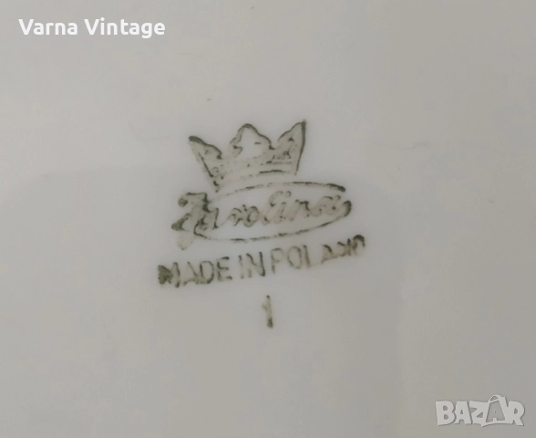 Много красива колекционерска порцеланова чиния POLKA. Karolina ПНР Полша., снимка 5 - Антикварни и старинни предмети - 52223863