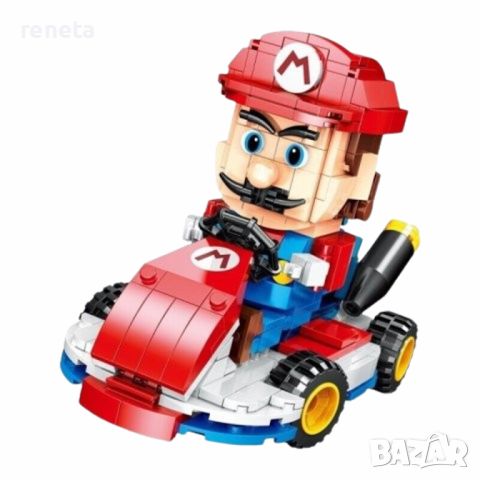 Конструктор Колата на Марио, Пластмасов, Многоцветен, 420 части, снимка 2 - Конструктори - 46172546
