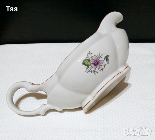 Порцеланова сосиера с Теменужки , снимка 2 - Сервизи - 51492829