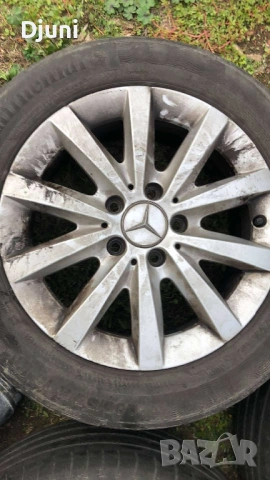 Mercedes джанти с гуми 205/55/R16, снимка 5 - Гуми и джанти - 53667135