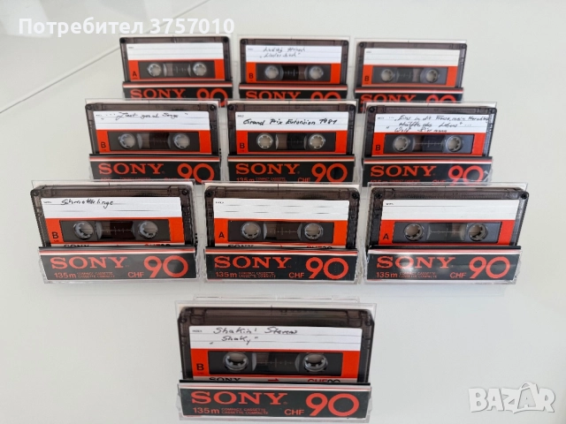 SONY CHF90-Касети със запис. 