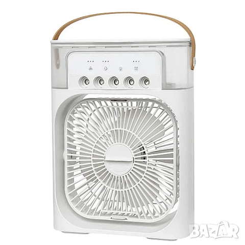Преносим Въздушен 3 в 1 Охладител, Овлажнител и Вентилатор с Air Cooler LED и Резервоар за Вода 600 , снимка 3 - Вентилатори - 50960719