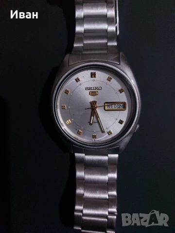 Сейко 5 Автоматик, снимка 3 - Мъжки - 53719042