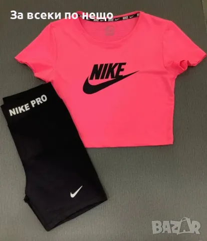 Nike Дамски Спортен Комплект Тениска И Клин🔝Дамски Спортен Екип Найк - Различни Цветове Код LFS335, снимка 8 - Спортни екипи - 49612738