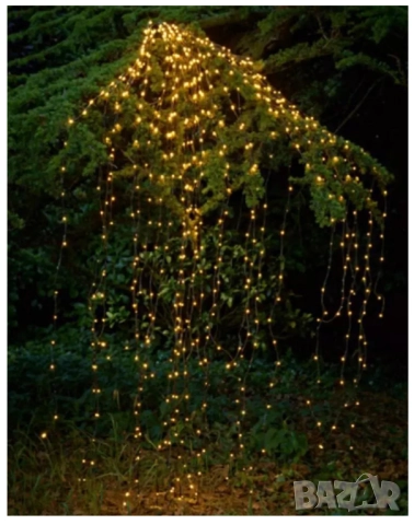 Декоративен сноп от 200 LED светлини , снимка 11 - Лед осветление - 52086462