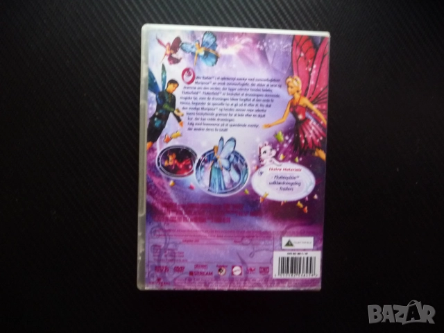 Барби в Пеперудената фея DVD филм Barbie приказка момичета Марипоса феи животни принцове приключения, снимка 3 - Анимации - 52362820
