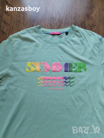 Scotch and soda - страхотна мъжка тениска L, снимка 4 - Тениски - 54044476