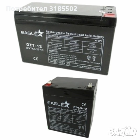 Акумулаторни батерии EAGLESTAR 12V – Надеждна енергия за UPS, алармени системи, соларни инсталации и