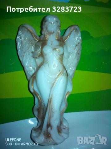 Ангел, Подарък, Коледа, Празник, статуетка от епоксидна смола, снимка 3 - Статуетки - 52823572