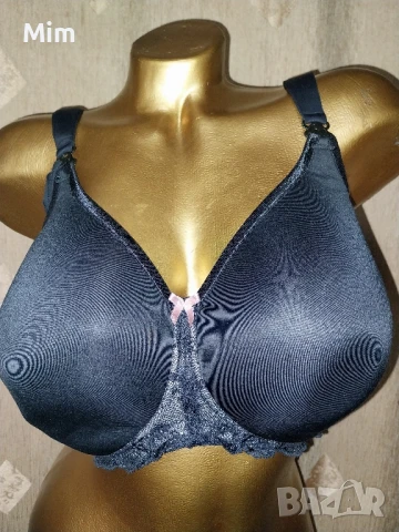 Anita 80 F Черен сутиен с формовани чашки без банели , снимка 2 - Бельо - 50719190