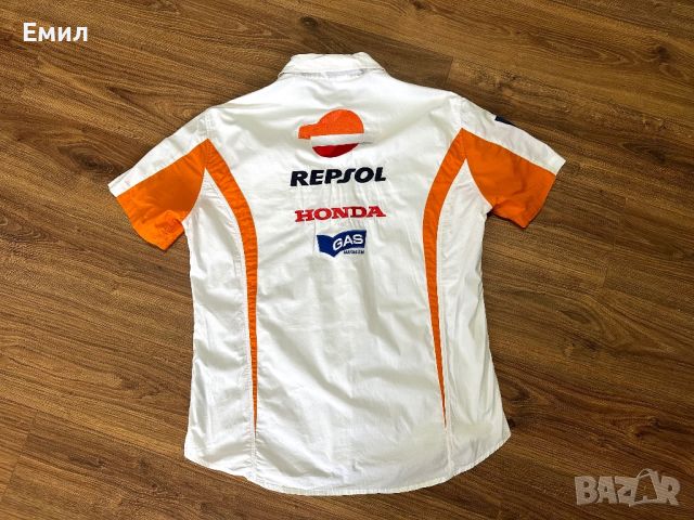 Мъжка риза Honda x Repsol x Gas, Размер XXL, снимка 2 - Ризи - 46204774