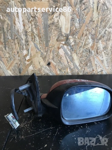 Дясно странично огледало бордо червен цвят за Peugeot 406 (2001) 015001 , снимка 2 - Части - 53835801