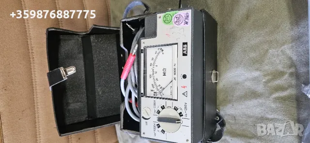 Мегаомметер тестер за изолация уред трансформатор  чега омметър ом метър, снимка 2 - Други инструменти - 50102032